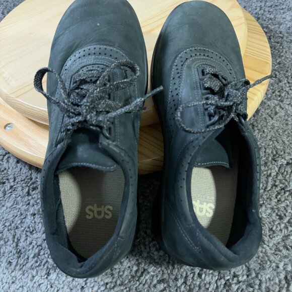 SAS Shoes Walk Easy Oxford Womens Size 7 Extra Wide Leather Sneaker Made in USA - Picture 6 of 8